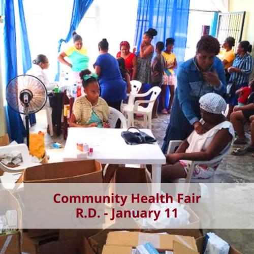 Community Health Fair in R.D - January 11