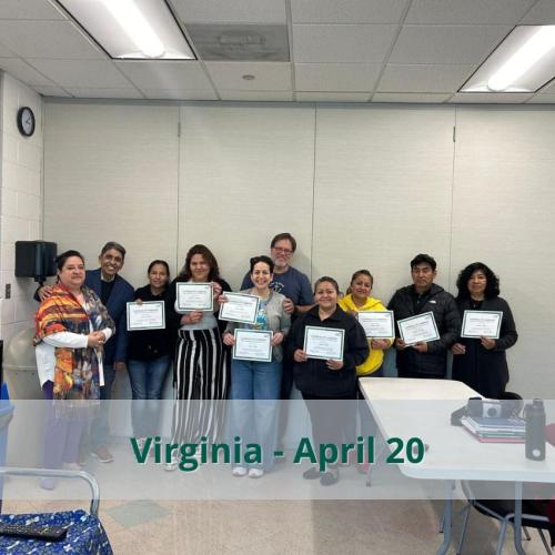Virginia - April 20