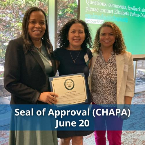 Seal of Approval (CHAPA) - June 20