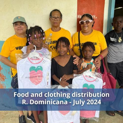 Food and clothing distribution
