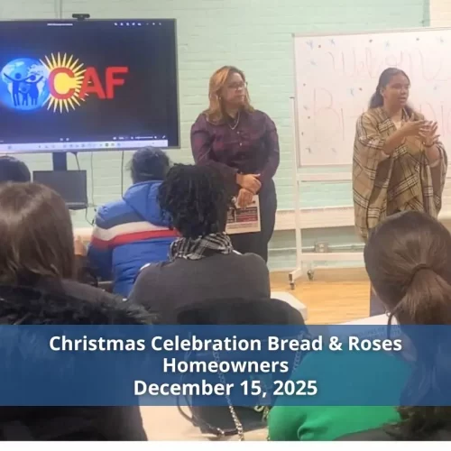 Christmas Celebration Bread & Roses Homeowners