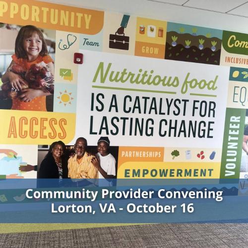 Community Provider Convening