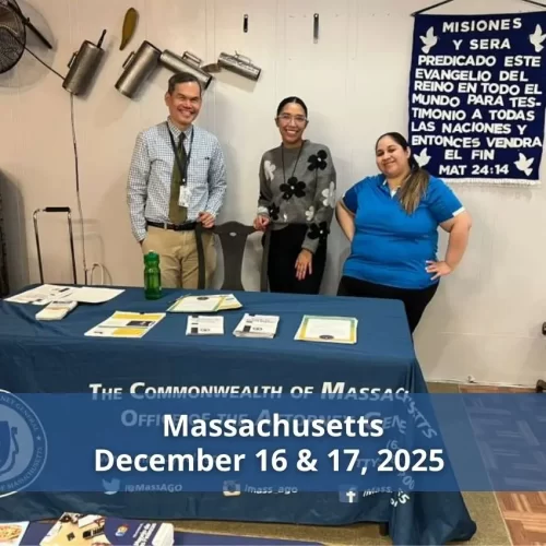 Massachusetts December 16 & 17, 2025