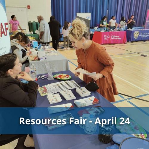 Resources Fair - April 24