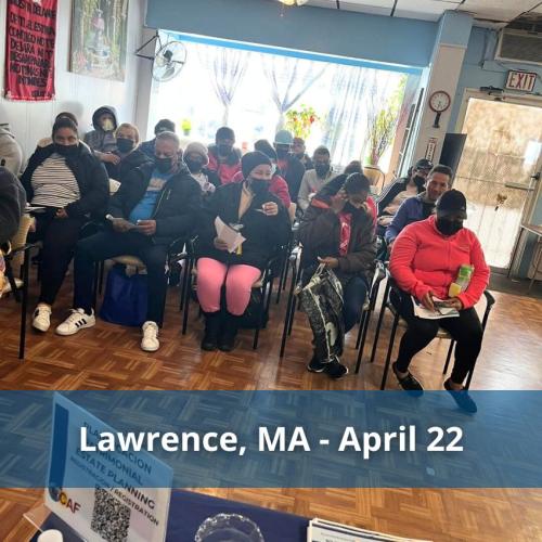 Lawrence, MA - April 22