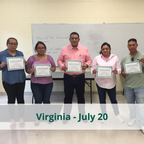 Virginia - July 20