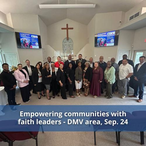 Empowering communities with faith leaders and service providers